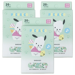 ONEDER 旺達棉品 帕恰狗貼繃, 3個, 20個裝