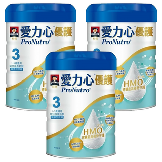QUAKER 桂格 ProNutro 愛力心 優護幼兒成長奶粉3號 1~3歲, 800g, 3罐