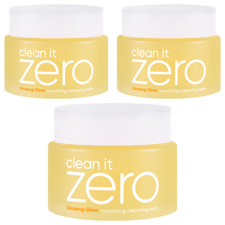 BANILA CO 芭妮蘭 ZERO 零感肌瞬淨卸妝霜 煥采人參, 100ml, 3個