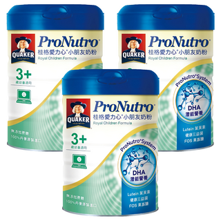 QUAKER 桂格 ProNutro 愛力心 小朋友奶粉 3歲以上, 825g, 3罐