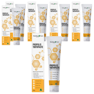 Healthy Care 蜂膠牙膏, 120g, 6條