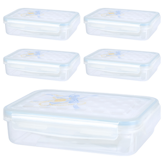 KOMAX 藍緞長保鮮盒 1.1L, 5個, 單一商品