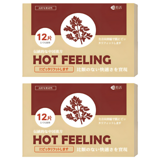 溫美活 溫感精油貼布, 12片, 2組