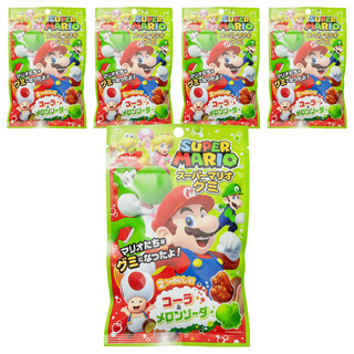 NOBEL 可樂風味 哈密瓜蘇打風味軟糖, 5個, 50g