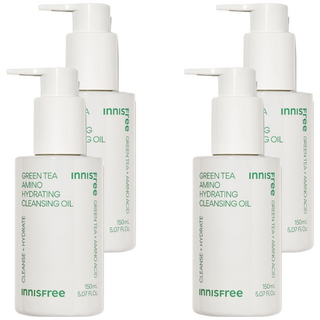 INNISFREE 台灣公司貨 綠茶保濕胺基酸卸妝油, 4個, 150ml