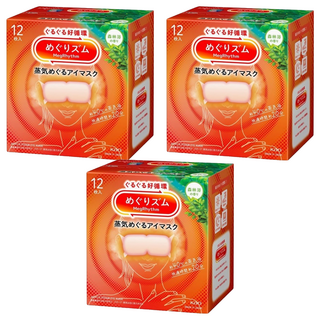 Kao 花王 MegRhythm 美舒律 蒸氣眼罩 森林浴, 12個裝, 3個