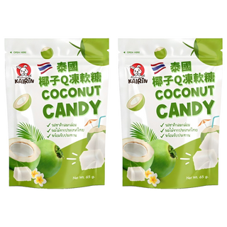 KAIRIN 椰子軟糖, 2個, 65g