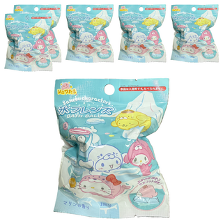 Sanrio 三麗鷗 浴球 角色冰朋友, 6個, 75g