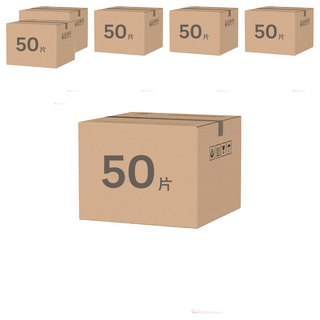 fuder 福德好罩 成人平面醫療口罩, 香草杏, 50片, 6個