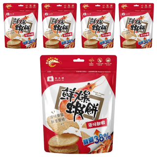 master mi 米大師 鮮爆蝦餅 原味, 27.2g, 5個