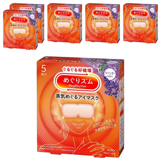Kao 花王 MegRhythm 美舒律 蒸氣眼罩 薰衣草, 5片, 6盒