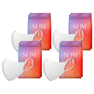 CLA Slim Fit 新款鳥嘴型立體口罩 KF94 中, 白色, 4包, 25個