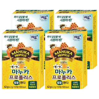 NeoMedical 舒護寧麥盧卡蜂蜜口含錠 10顆, 4個, 42g