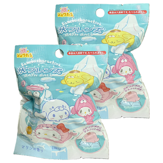 Sanrio 三麗鷗 浴球 角色冰朋友, 2個, 75g