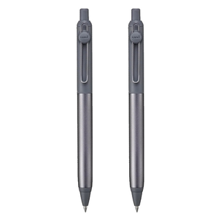 MITSUBISHI ZENTO 零重力0.5水性鋼珠筆 UBN-ZS-05, 2個, 銀棕色