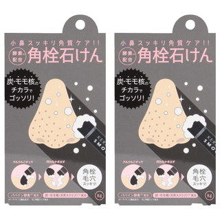 COGIT 木炭鼻頭粉刺酵素清潔棒, 2個, 8g