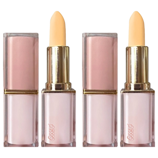 OSSEO 歐皙兒 Angel kiss蜂王漿潤色護唇膏, 2個, 3.5g, 粉黃色