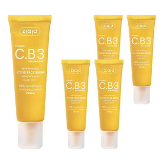 ziaja 齊葉雅 維生素 C.B3 菸鹼醯胺提亮活膚精華, 5個, 30ml