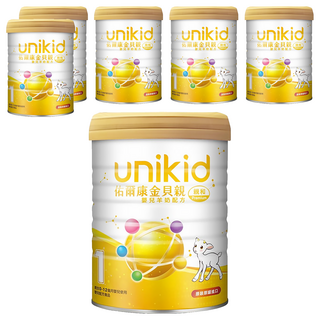 unikid 佑爾康 金貝親嬰兒羊奶配方親和Premium, 800g, 6罐