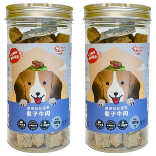 Baster 巴絲特 泰瑞叔叔犬用凍乾, 2罐, 骰子牛肉, 100g