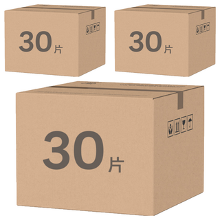 fuder 福德好罩 成人平面醫療口罩, 3個, 30片, 長春花藍