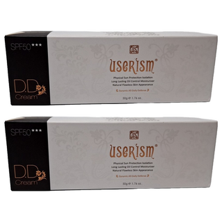 useRIsm 靓肌靚 物理柔霧防曬DD霜 SPF50, 50ml, 2條