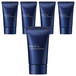 media 媚點 勻透柔光粉底液 25g OC-E1, 健康膚色, 5個