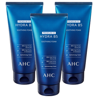 AHC 瞬效保濕B5潔顏乳, 180ml, 3條