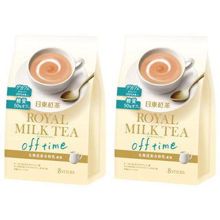 日東紅茶 off time 皇家奶茶, 9g, 8個裝, 2組
