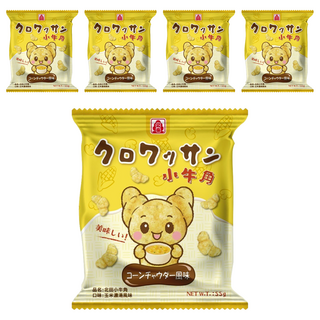 北田 小牛角 玉米濃湯風味, 55g, 5個