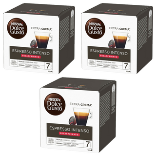 NESCAFE 雀巢咖啡 Dolce Gusto 多趣酷思 中度烘焙濃咖啡膠囊 低咖啡因, 6.2g, 16個裝, 3組