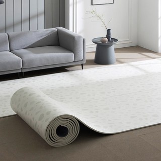 휴팡 15T 멀티 PVC 롤 강아지 매트 미끄럼방지 슬개골보호, 마블 테라조, 1개