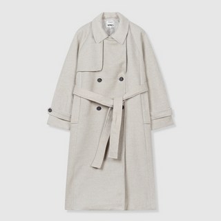 스파오 여성용 롱 벨티드 트렌치형 코트