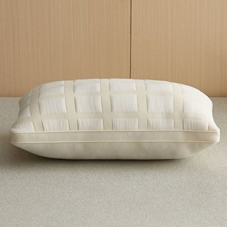 송림라이프 목편한 호텔 경추 숙면 베개, 아이보리, 1개