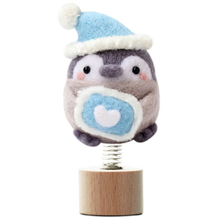 藝術世界 羊毛氈 車用企鵝 DIY製作套組 睡衣企鵝, 1套, 混合色