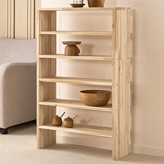 YANGJI BOOKCASE 原木雙腳架 560, 杉木, 6層