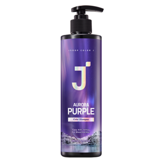J'SOOP Color J 極光補充洗髮水 紫色版, 易於漂染頭髮抗黃, 花果香, 380ml, 1瓶