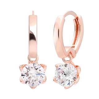 Els Premium Label 女性日常鋯石14K金針易扣式Plan耳環 JR395 + 禮盒