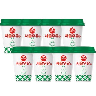 Seoul Milk 首爾牛奶 杯裝首爾牛奶沖泡粉 16入組, 8瓶, 25g