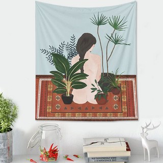 北歐插畫壁掛薄織物海報 110 GT3019 10, 無畫框