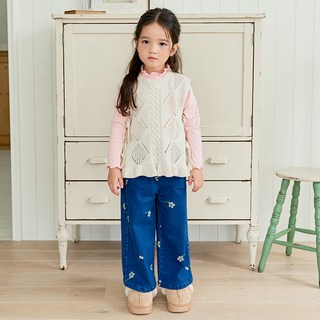 Bebezoo 兒童款Blossom Season牛仔褲