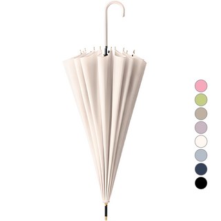 ROJI 粉彩 16K 堅固 自動 長柄傘