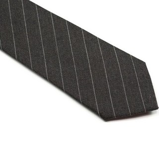 C.O.B Trendsetter 高級西裝條紋領帶 深灰色 142 x 6 公分