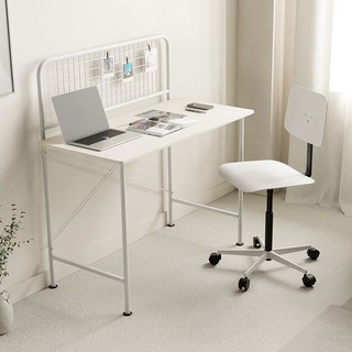 가구느낌 메인 수납 책상, 화이트화이트