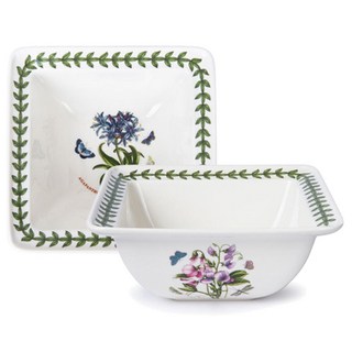 Portmeirion Botanic Garden 方碗2件組, 顏色隨機, 方碗, 2個