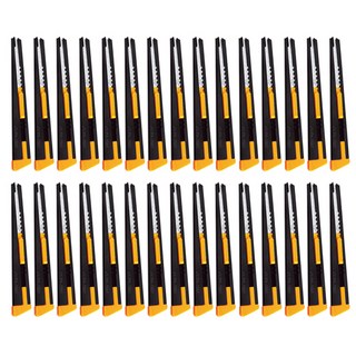 신파 스테이셔너리 락 커터칼, 블랙, 30개