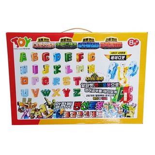 GUDI 字母變形機器人綜合變身套組, 1套, 多色