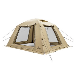 NORTH PEAK 充氣客廳帳, 米色, 6人