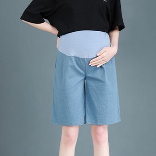 輕盈休閒五分孕婦褲