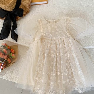 BabyMax 女童 Aner 紗質蕾絲刺繡洋裝